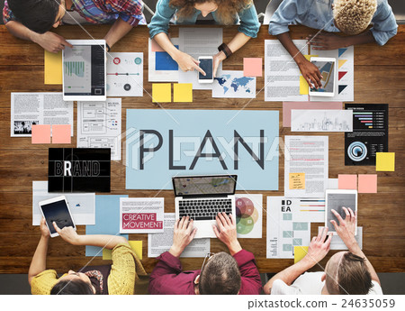 Plan Planning Process Solution Strategy Concept 24635059
