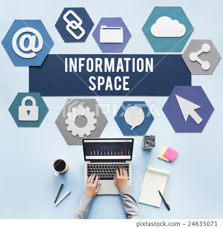 Information Space Networking Connection Concept 24635071
