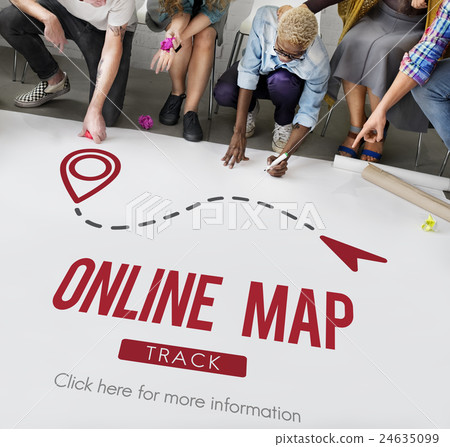 Navigation GPS City Locator Explore Concept 24635099