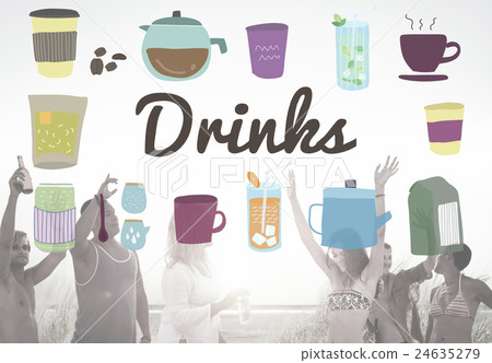 Drinks Alcohol Baverage Hydrate Juice Liquid Concept Drinks Alcohol Baverage Hydrate Juice Liquid Concept 24635279