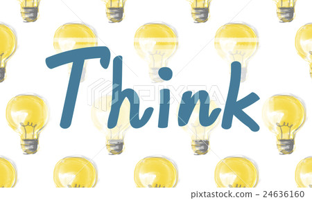 Think Thinking Visionary Attitude Inspiration Concept 24636160