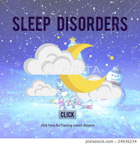 Sleep Disorder Disturbed Insomnia Depression Concept 24636234