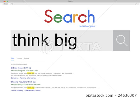 Think Big Aspiration Optimistic Inspiration Creative Concept 24636307