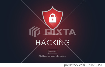 Beware Caution Dangerous Hacking Concept 24636451