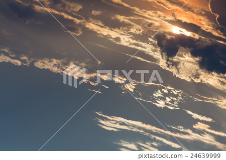 beautiful sky, sunrise above blue sky and clouds beautiful sky, sunrise above blue sky and clouds 24639999