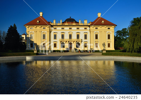 Slavkov baroque castle. Czech republic. Slavkov baroque castle. Czech republic. 24640235