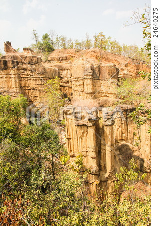 Pha Chor (Canyon) in national park at Chiang Mai  24640275