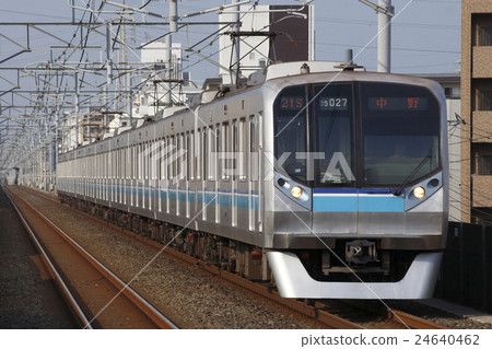 T Tokyo Metro Tozai Line New Series 05 Stock Photo