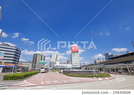 Nagoya · Osene station · Nishiguchi station front Rotary city landscape 24640606