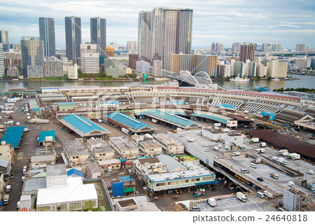 築地市場全景 24640818