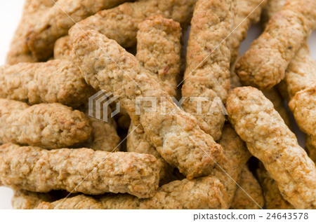 Skinless pork sausage (before cooking) Skinless pork sausage (before cooking) 24643578