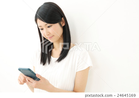 Smartphone · Young lady Smartphone · Young lady 24645169