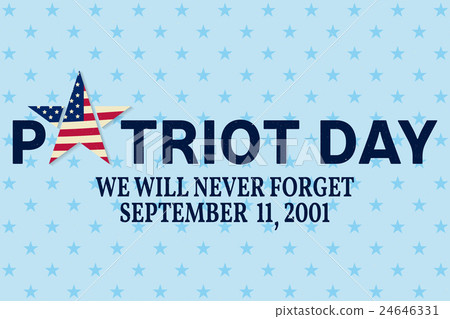 Patriot Day vintage design. Patriot Day vintage design. 24646331
