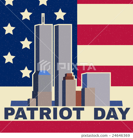 Patriot Day vintage design. 24646369