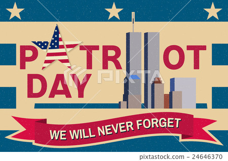 Patriot Day vintage design. 24646370