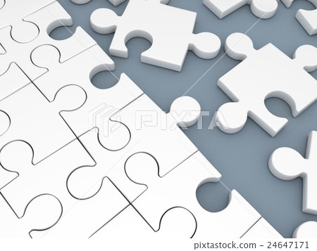 Puzzle white Puzzle white 24647171