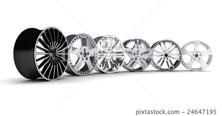 six car rims 24647195