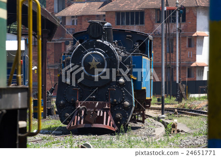 Nilgiri mountain railway. Blue train. Unesco Nilgiri mountain railway. Blue train. Unesco 24651771