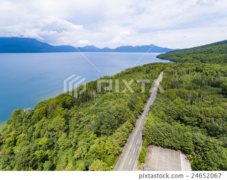 湖岸湖邊（航拍照片） 24652067