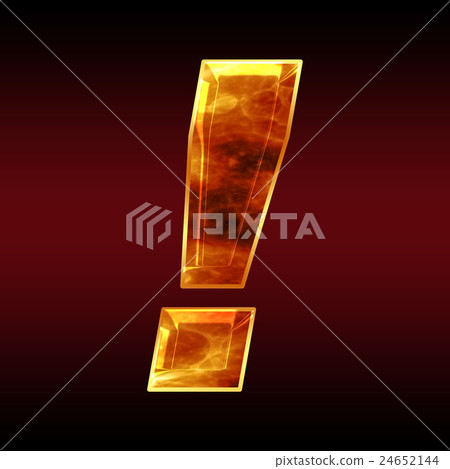 Colorful 3D font on dark background:... - Stock Illustration [24652144 ...