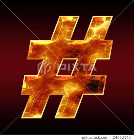 Colorful 3D font on dark background: punctuation (high resolution 3D CG rendering ∕ coloring illustration) 24652145