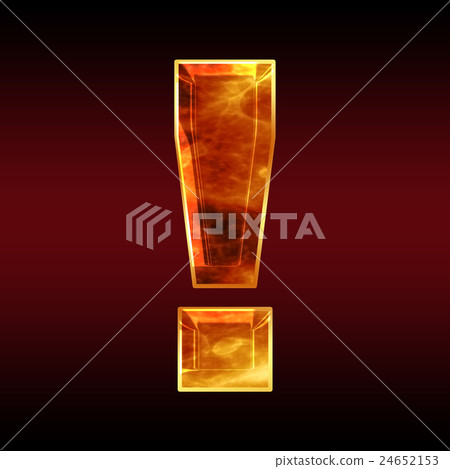 Colorful 3D font on dark background:... - Stock Illustration [24652153 ...