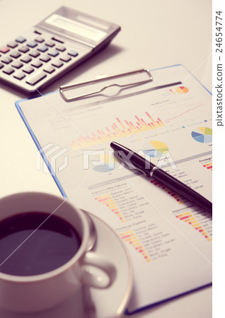 Pen and report paper, business conceptual Pen and report paper, business conceptual 24654774