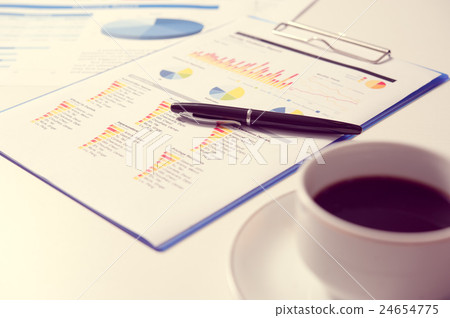 Pen and report paper, business conceptual 24654775
