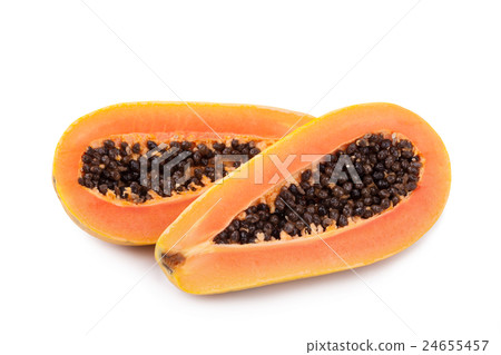 Fresh and tasty papaya Fresh and tasty papaya 24655457