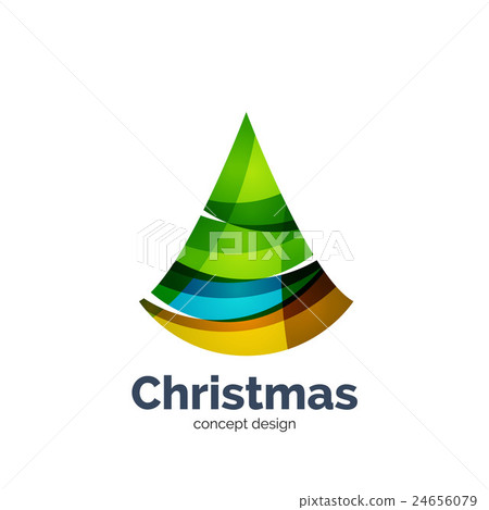 Vector abstract geometric Christmas tree icon Vector abstract geometric Christmas tree icon 24656079