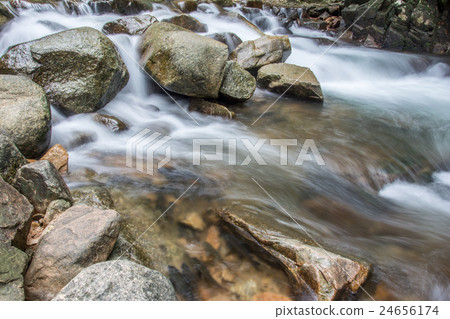 Water fall iin deep rain forest jungle 24656174