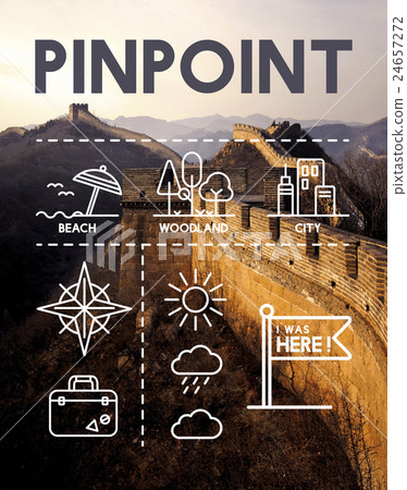 Location Mapping Journey Navigation Concept 24657272