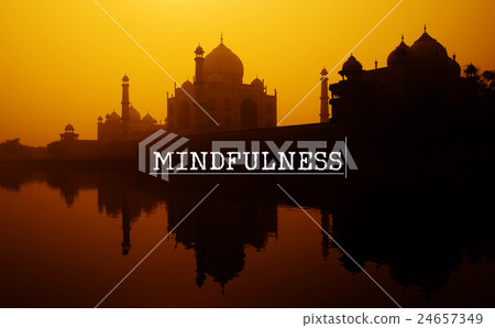 Mindfulness Attitude Attentive Spiritual Meditation Concept 24657349