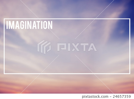 Blue and Pink Sky Background Imagine Imagination Concept Blue and Pink Sky Background Imagine Imagination Concept 24657359