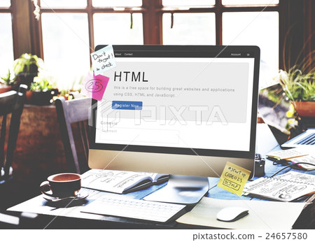HTML Website Internet Design Content Concept 24657580