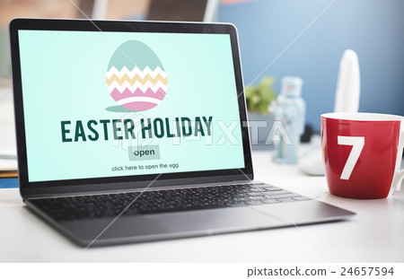 Easter Holiday Celebration Webpage Concept Easter Holiday Celebration Webpage Concept 24657594