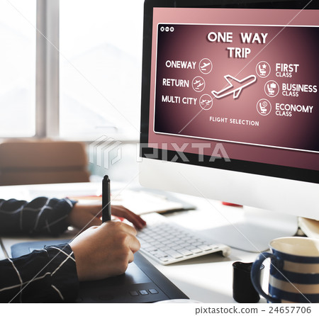 Flight Information Selection Tourism Transport Concept 24657706
