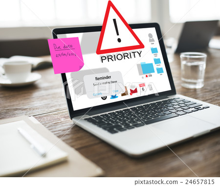 Priority Reminder Remind Agenda Prioritize Concept 24657815