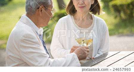 Senior couple caregiver image 24657993