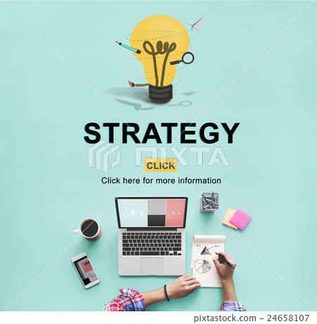 Solution Strategy Light Bulb Graphics Concept Solution Strategy Light Bulb Graphics Concept 24658107