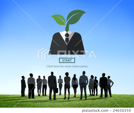 Environment Ecology Symbol Start Plant Concept Environment Ecology Symbol Start Plant Concept 24658359