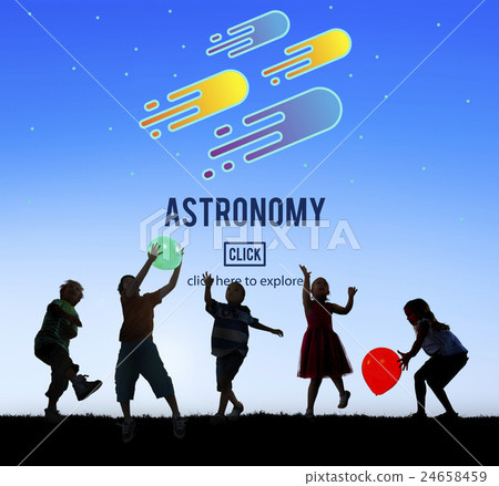 Astronomy Science Solar System Astrology Shooting Star Concept Astronomy Science Solar System Astrology Shooting Star Concept 24658459