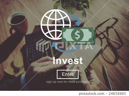 Invest Investment Financial Income Profit Costs Concept 24658985
