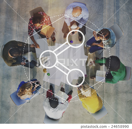Link Sharing Information Technology Graphic Concept Link Sharing Information Technology Graphic Concept 24658990