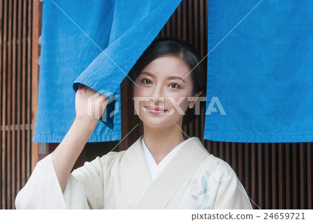 A beautiful woman in kimono shape 24659721