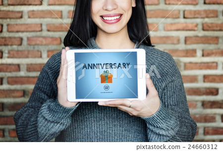 Anniversary Celebrate Annual Enjoy Event Memory Concept Anniversary Celebrate Annual Enjoy Event Memory Concept 24660312