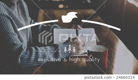 Quality Brand Product Standard Trademark Value Concept Quality Brand Product Standard Trademark Value Concept 24660314
