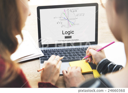 Logic Intelligence Rational Reason Solution Ideas Concept 24660368