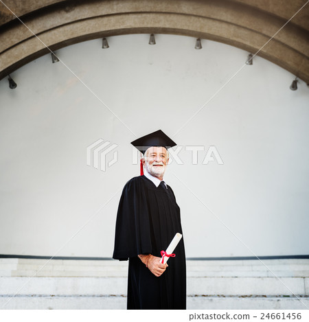 Senior Adult Graduation Success Concept 24661456
