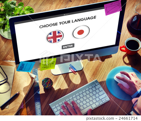 English Japanese Language Communication Concept English Japanese Language Communication Concept 24661714